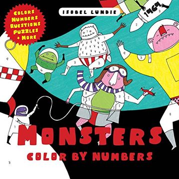 portada Monsters Color by Numbers (en Inglés)