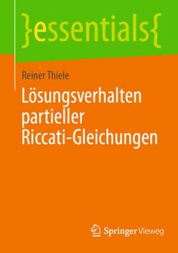 portada Lösungsverhalten Partieller Riccati-Gleichungen (en Alemán)