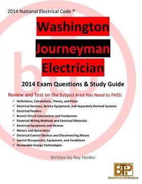 portada Washington 2014 Journeyman Electrician Study Guide (en Inglés)