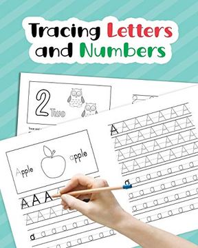 portada Tracing Letters and Numbers: Learn how to Write Alphabet Upper and Lower Case and Numbers 1-10 for Preschool, Kindergarten, and Kids Ages 3-5 