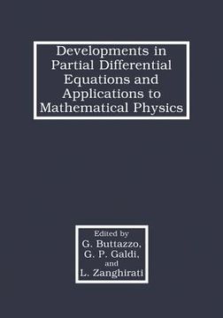 portada Developments in Partial Differential Equations and Applications to Mathematical Physics (in English)