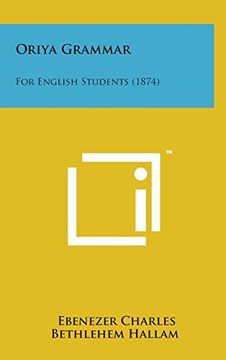 portada Oriya Grammar: For English Students (1874)