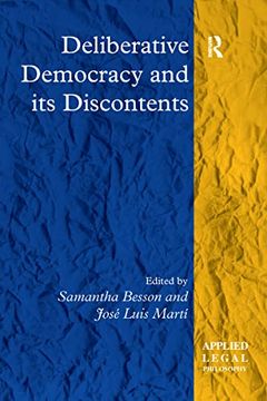 portada Deliberative Democracy and Its Discontents (en Inglés)