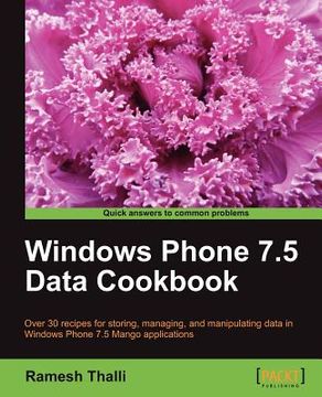 portada windows phone 7.5 data cookbook (in English)