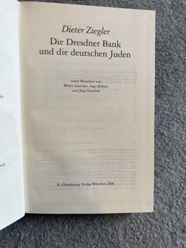 portada Die Dresdner Bank und die Deutschen Juden (Die Dresdner Bank im Dritten Reich) (en Alemán)