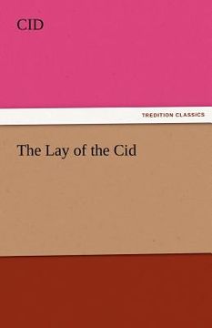 portada the lay of the cid (en Inglés)