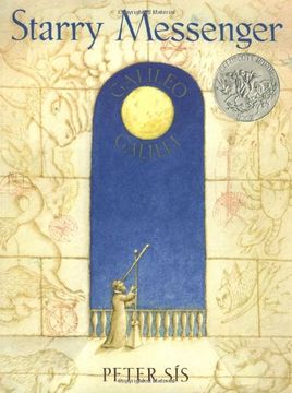 portada Starry Messenger,A Book Depicting the Life of a Famous Scientist, Mathematician, Astronomer, Philosopher, Physicist g (en Inglés)