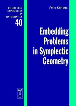 portada embedding problems in symplectic geometry (en Inglés)