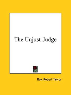 portada the unjust judge (en Inglés)