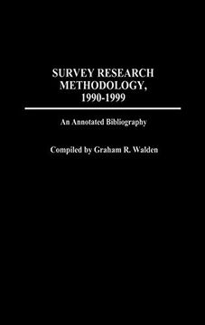portada Survey Research Methodology, 1990-1999: An Annotated Bibliography (en Inglés)