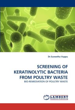 portada screening of keratinolytic bacteria from poultry waste (in English)
