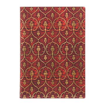 portada Paperblanks | red Velvet | Softcover Flexi | Midi | Lined | Elastic Band Closure | 176 pg | 100 gsm (in English)