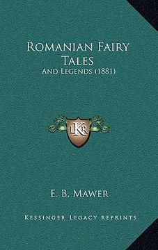 portada romanian fairy tales: and legends (1881) (in English)