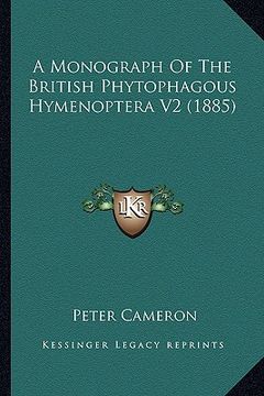 portada a monograph of the british phytophagous hymenoptera v2 (1885) (in English)