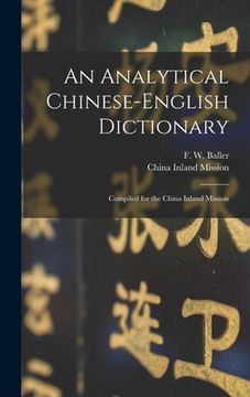 portada An Analytical Chinese-English Dictionary: Compiled for the China Inland Mission