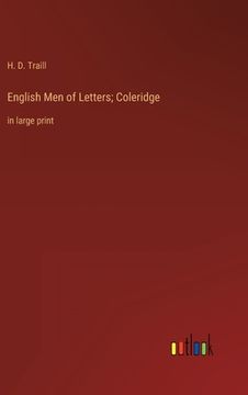 portada English Men of Letters; Coleridge: in large print (en Inglés)