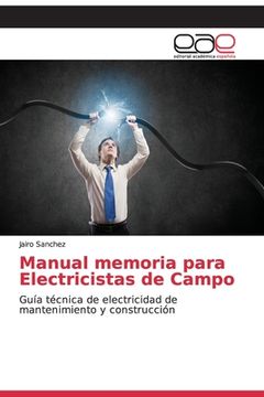 portada Manual Memoria Para Electricistas de Campo