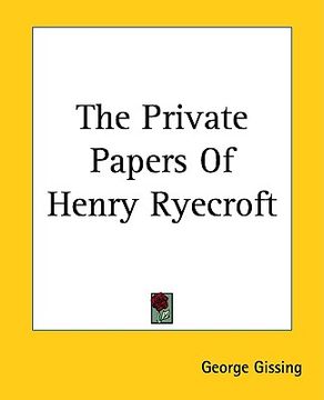 portada the private papers of henry ryecroft