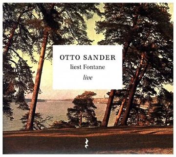 portada Otto Sander Liest Fontane Live. Cd (en Alemán)