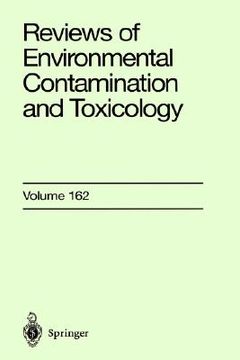 portada reviews of environmental contamination and toxicology 162 (en Inglés)