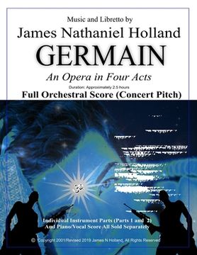 portada Germain: An Opera in Four Acts, Full Orchestral Score (Concert Pitch) (en Inglés)