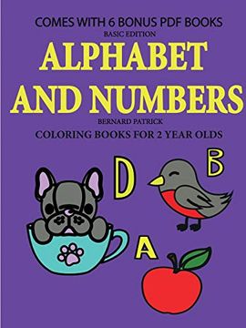 portada Coloring Books for 2 Year Olds (Alphabet and Numbers) (in English)