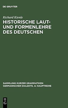 portada Historische Laut- und Formenlehre des Deutschen (Sammlung Kurzer Grammatiken Germanischer Dialekte. A: Hauptr) 