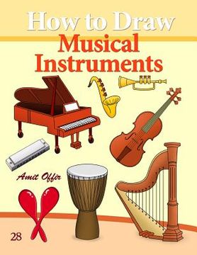 portada How to Draw Musical Instruments: Drawing Books for Beginners (in English)