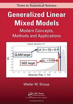 portada Generalized Linear Mixed Models: Modern Concepts, Methods and Applications (Chapman & Hall 