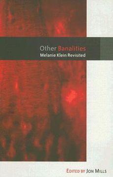 portada other banalities: melanie klein revisited (en Inglés)