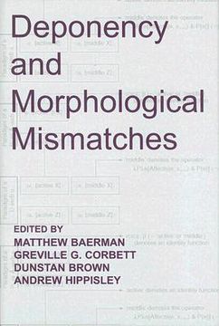 portada deponency and morphological mismatches (en Inglés)