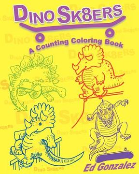 portada dinosk8ers a counting coloring book (en Inglés)