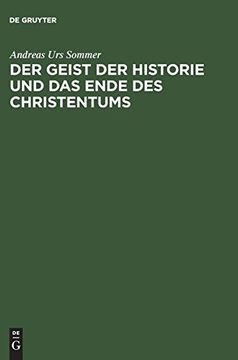 portada Der Geist der Historie und das Ende des Christentums 