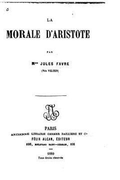 portada La morale d'Aristote (en Francés)