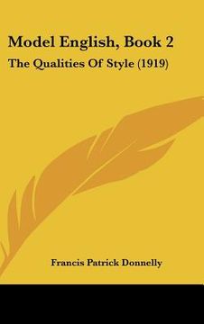 portada model english, book 2: the qualities of style (1919) (en Inglés)