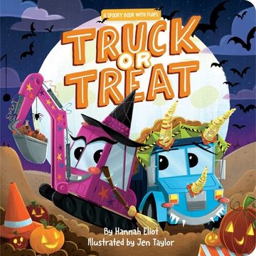 portada Truck or Treat: A Spooky Book With Flaps (en Inglés)