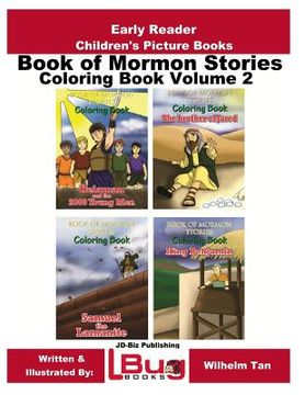 portada Book of Mormon Stories Coloring Book Volume 2 (en Inglés)