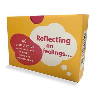 portada Reflecting on Feelings: 40 Prompt Cards to Deepen Emotional Understanding (Emotional Learning Cards)