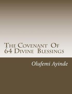 portada The Covenant Of 64 Divine Blessings: Prayer Book (en Inglés)