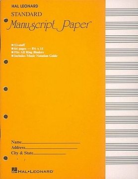 standard manuscript paper ( yellow cover)