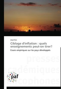 portada Ciblage d'inflation : quels enseignements peut-on tirer?: Essais empiriques sur les pays développés