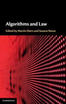 portada Algorithms and law (en Inglés)