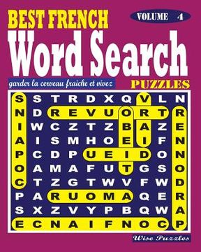 portada BEST FRENCH Word Search Puzzles. Vol. 4 (en Francés)