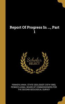 portada Report Of Progress In ..., Part 1