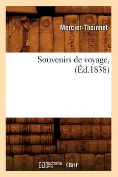 portada Souvenirs de Voyage, (Éd.1838) (en Francés)
