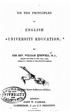 portada On the principles of English university education (in English)