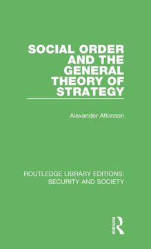 portada Social Order and the General Theory of Strategy (en Inglés)