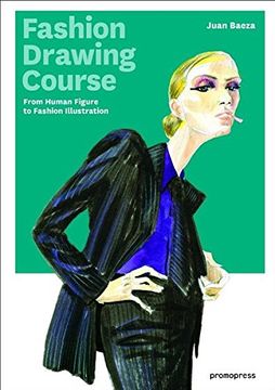 portada Fashion Drawing Course: From Human Figure to Fashion Illustration (en Inglés)