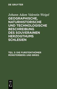 portada Die Furstenthümer Münsterberg und Brieg (en Alemán)