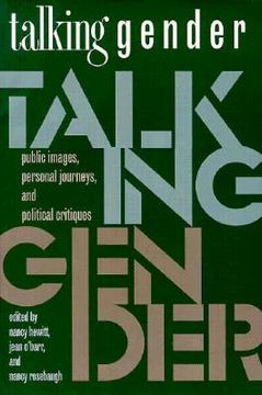 portada talking gender: public images, personal journeys, and political critiques (en Inglés)